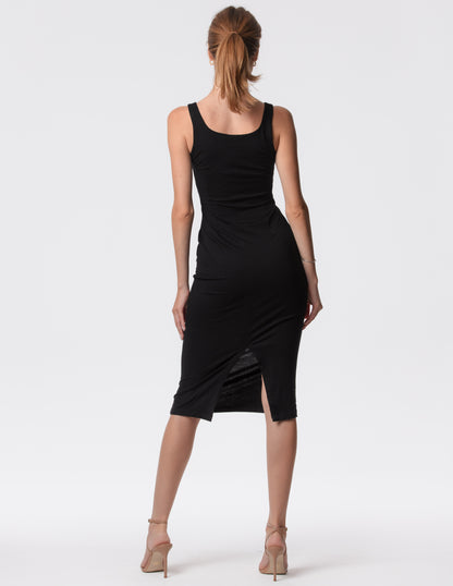 The Palermo Square Neck Midi Dress
