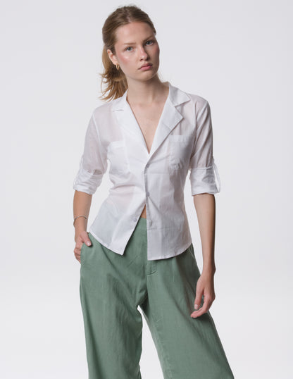 The Rachel Classic Cotton Shirt – Light & Sheer