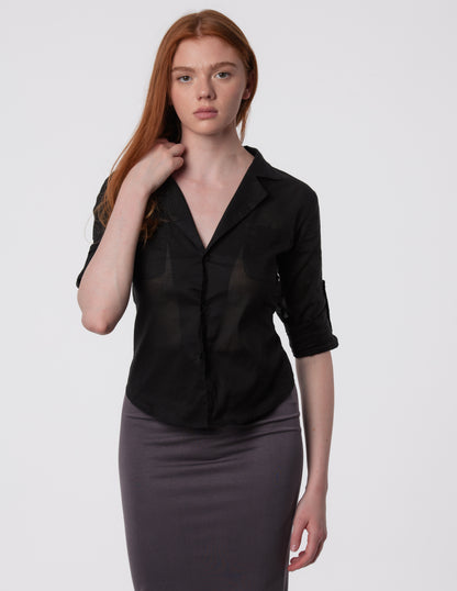 The Rachel Classic Cotton Shirt – Light & Sheer