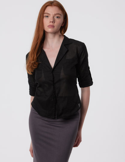 The Rachel Classic Cotton Shirt – Light & Sheer