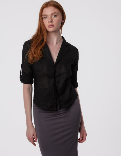 The Rachel Classic Cotton Shirt – Light & Sheer