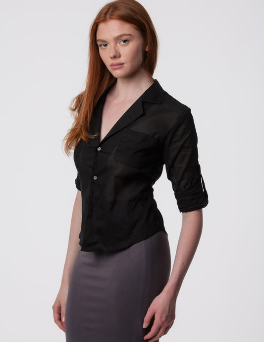The Rachel Classic Cotton Shirt – Light & Sheer