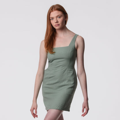 The Essential Square Neck Tunic Mini Dress