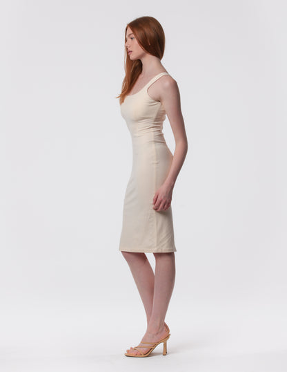 The Palermo Square Neck Midi Dress