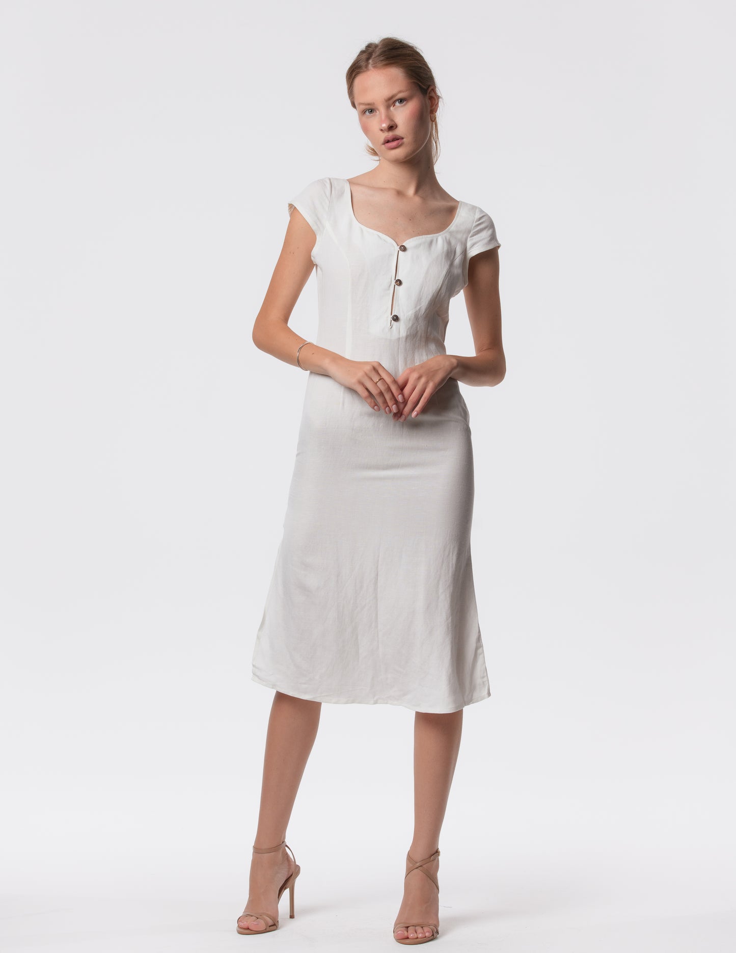The Lily Midi - Linen midi dress