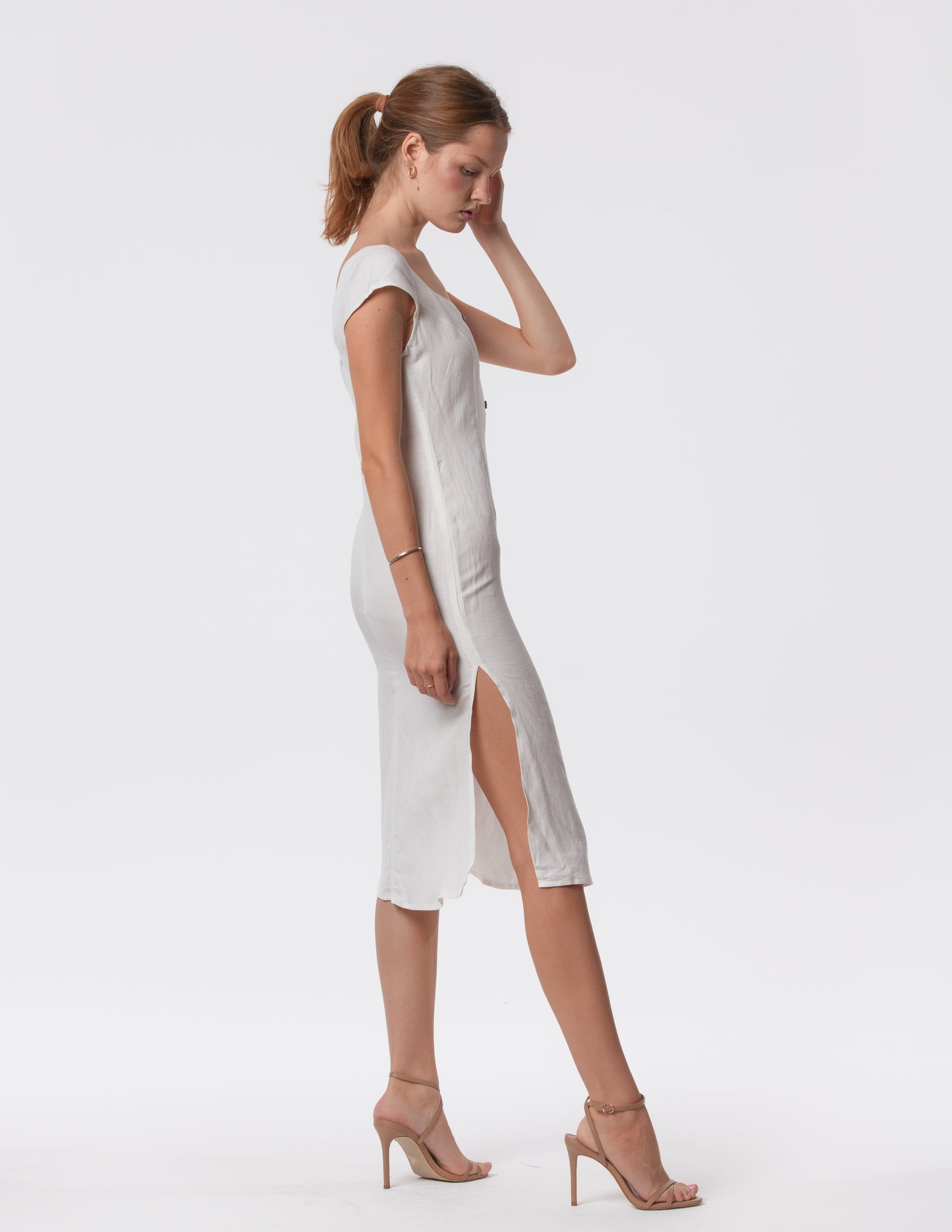 The Lily Midi - Linen midi dress