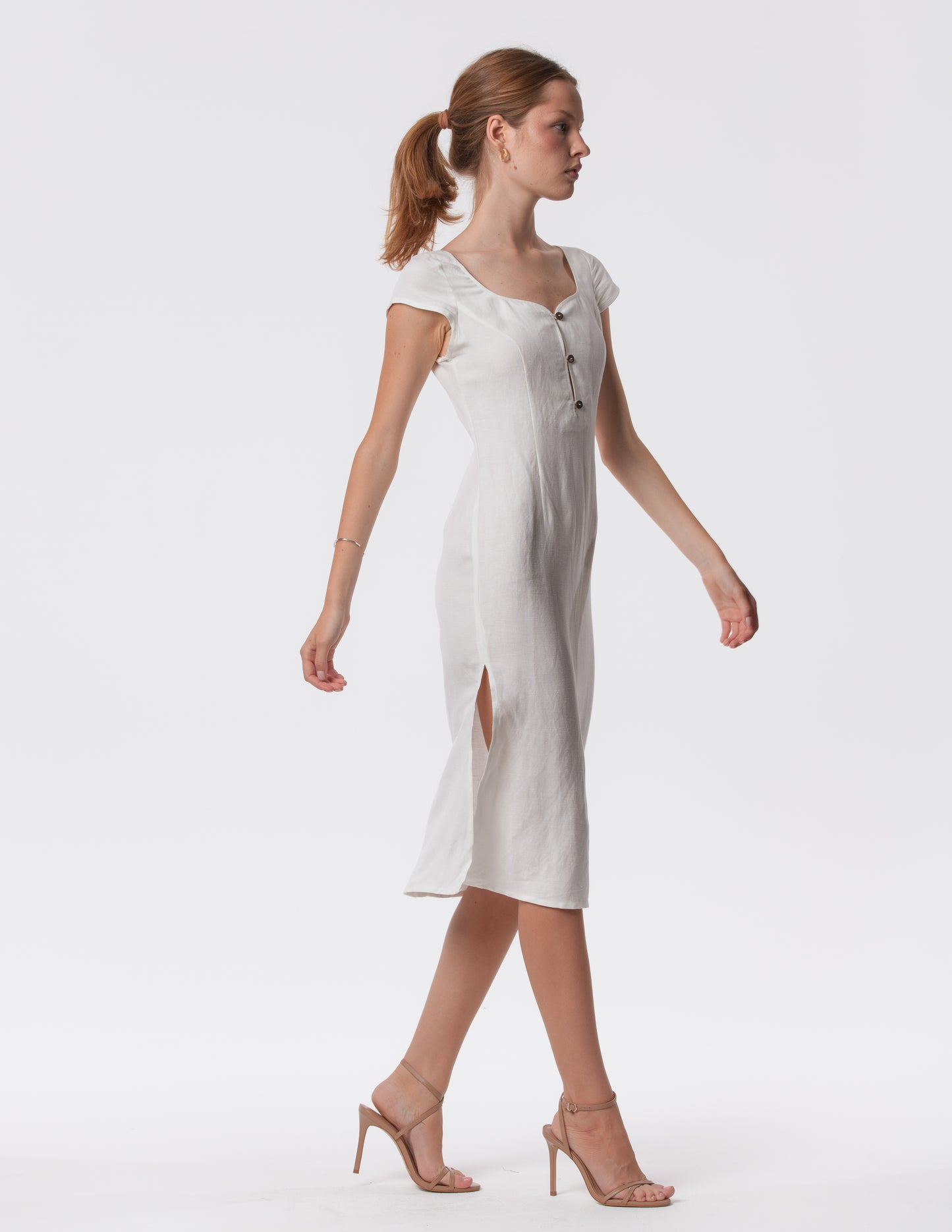The Lily Midi - Linen midi dress