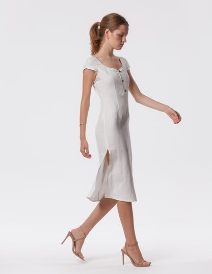 The Lily Midi - Linen midi dress