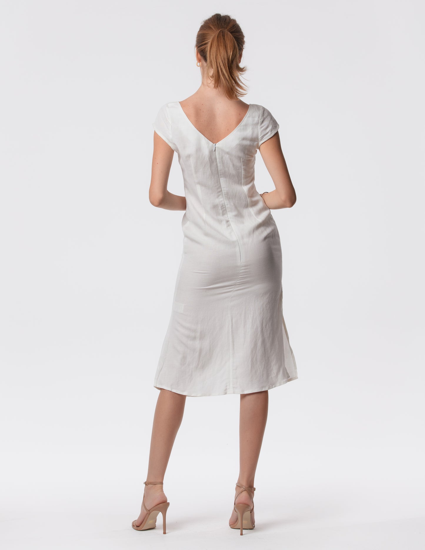 The Lily Midi - Linen midi dress