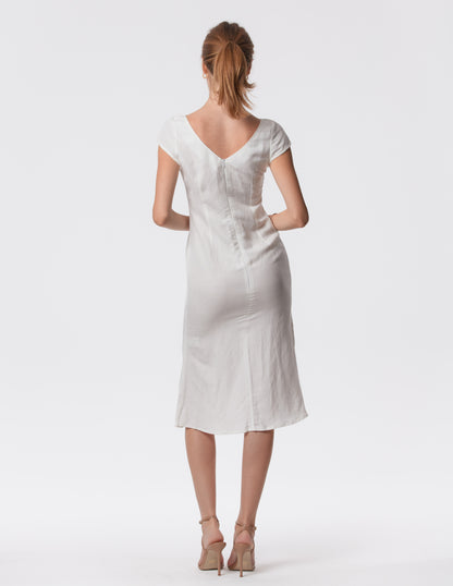 The Lily Midi - Linen midi dress