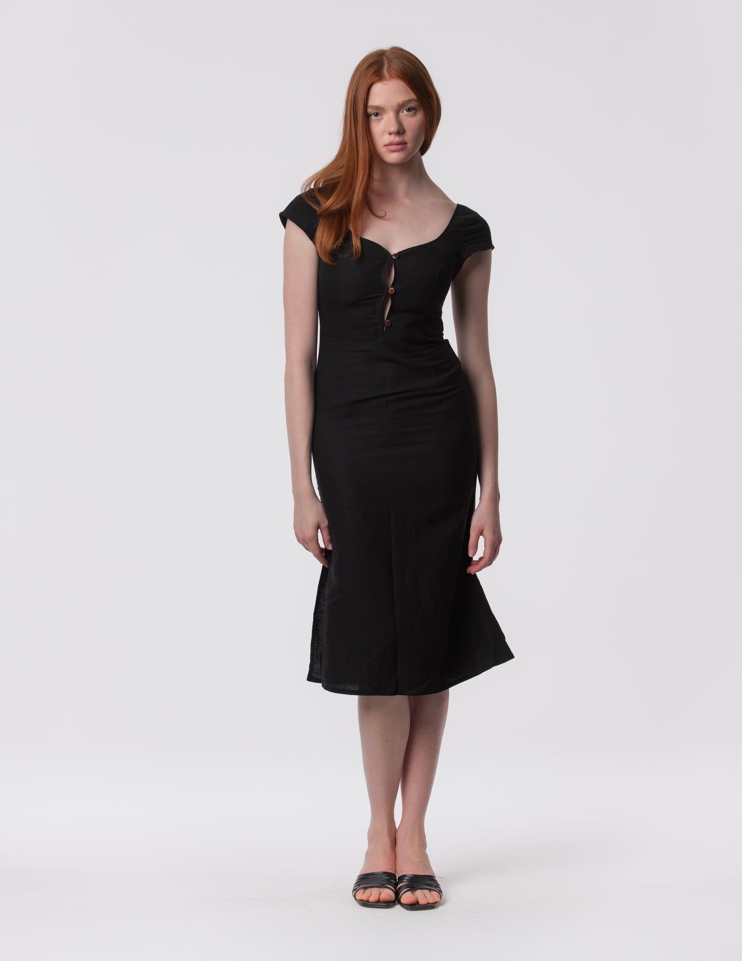 The Lily Midi - Linen midi dress