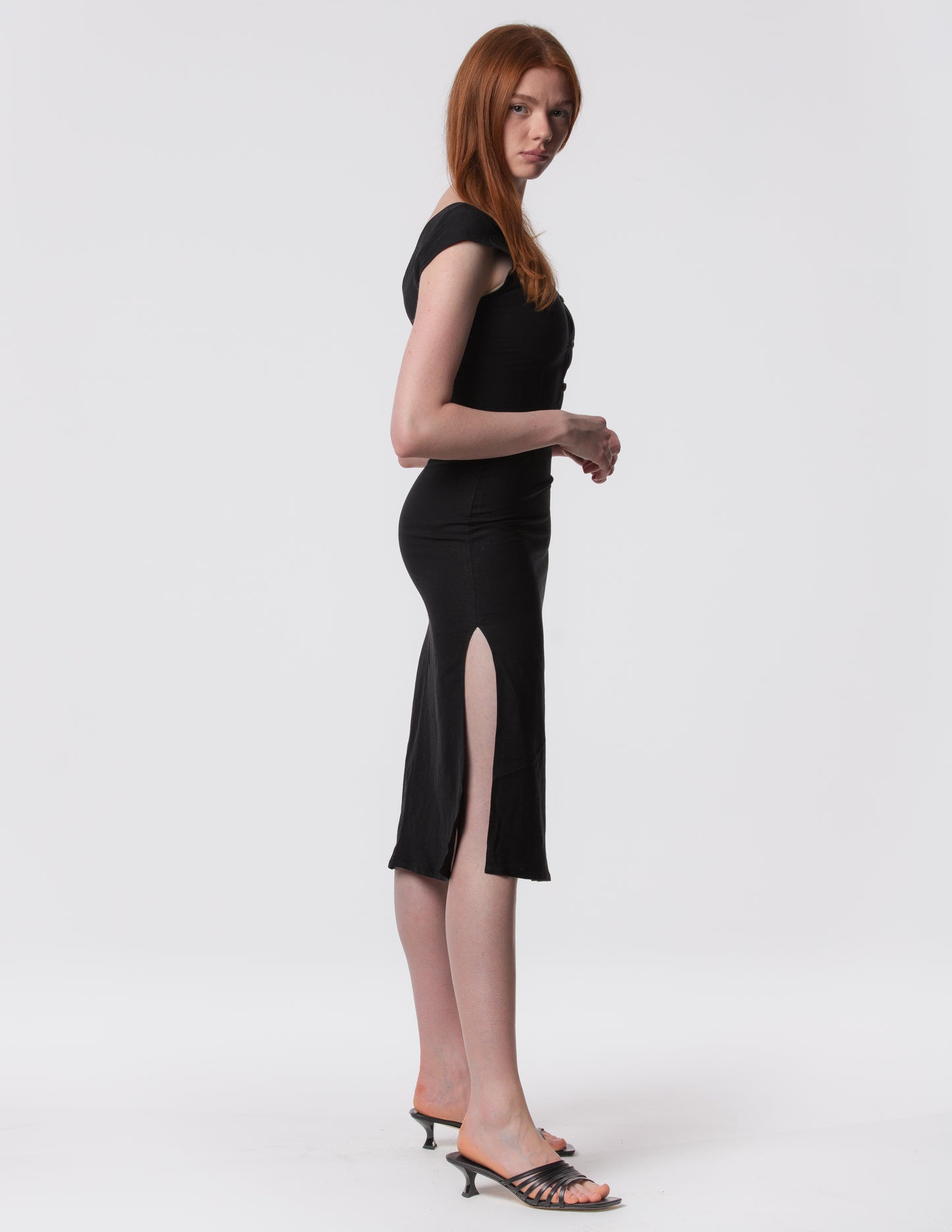 The Lily Midi - Linen midi dress