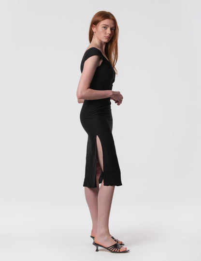 The Lily Midi - Linen midi dress