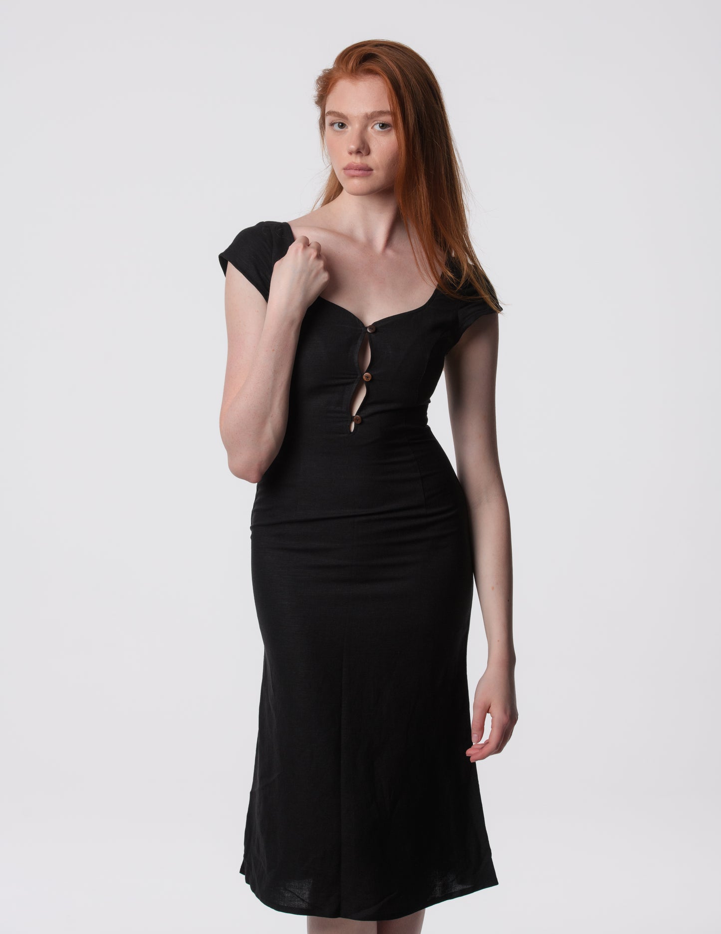 The Lily Midi - Linen midi dress