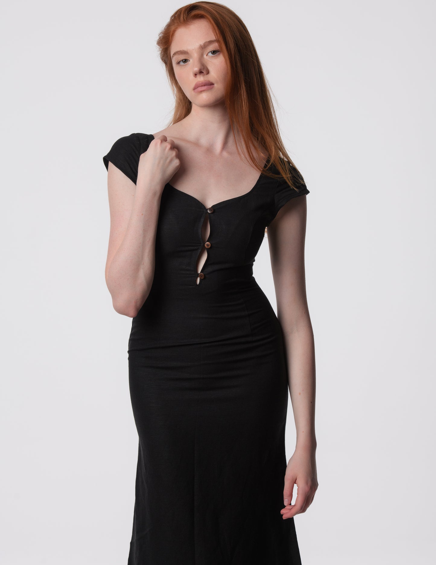 The Lily Midi - Linen midi dress