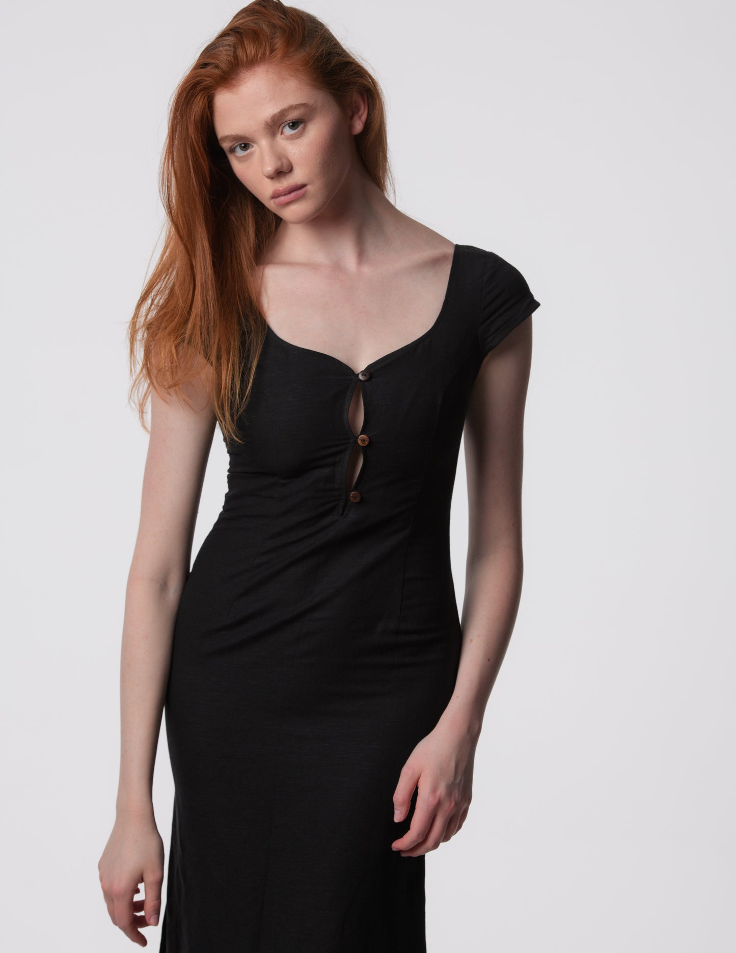 The Lily Midi - Linen midi dress