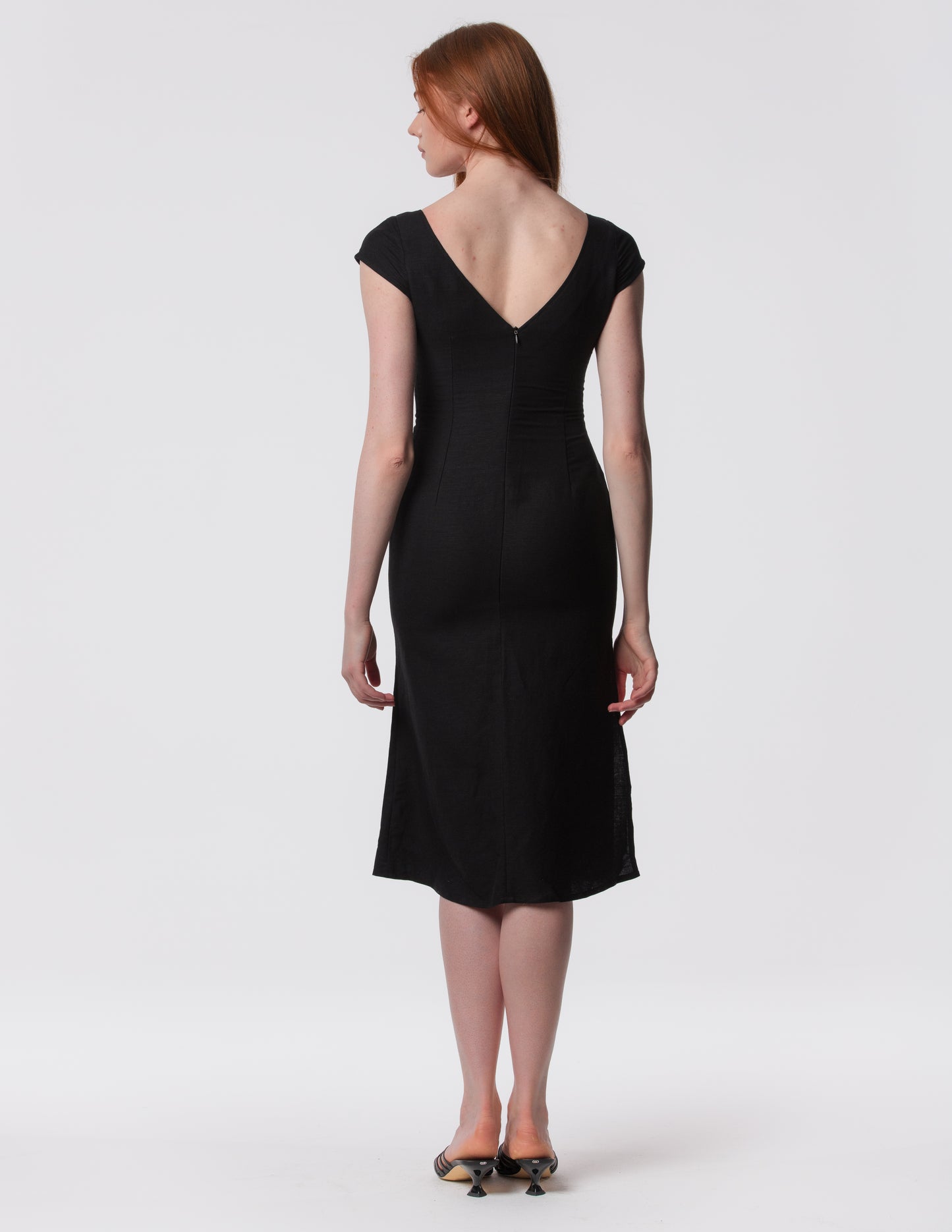 The Lily Midi - Linen midi dress